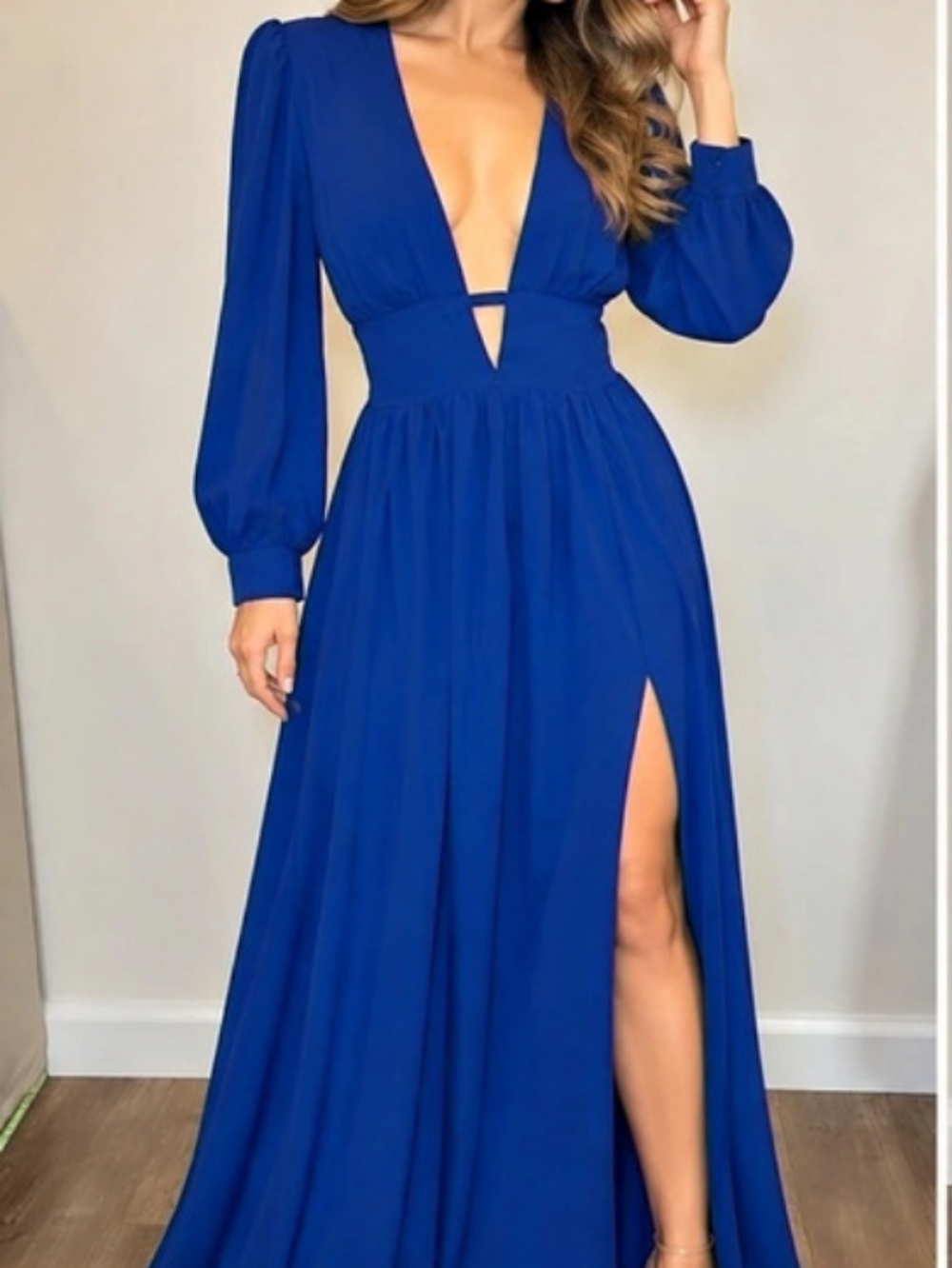 Boutique Rafaella - Blue Maxi Dress Like New